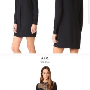 Black long sleeve dress